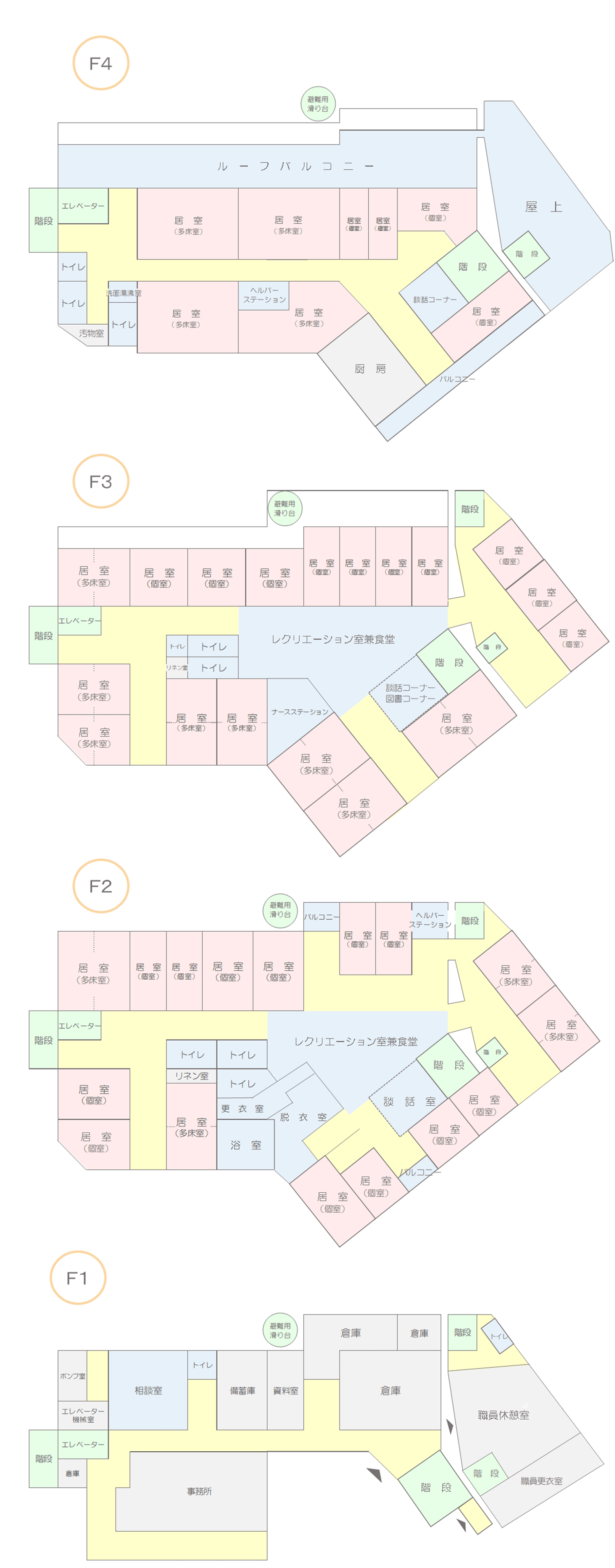 緑樹の郷　フロアマップ